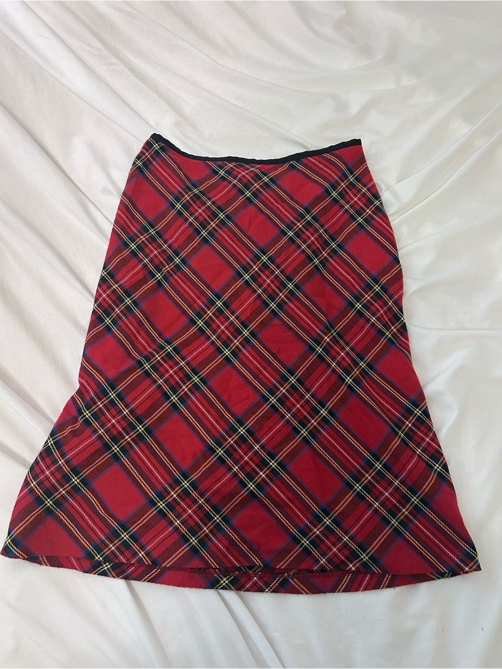 Jacob Red Tartan A-Line Skirt